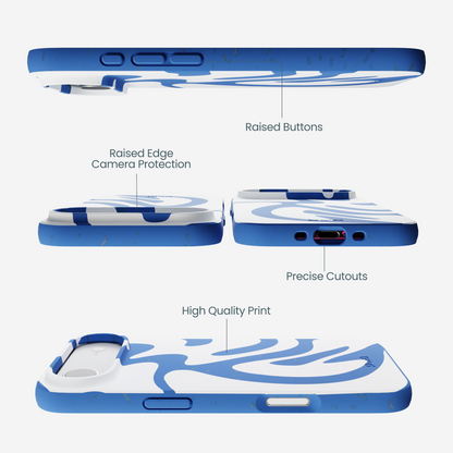 Electric Blue Blue Crush iPhone Air Case