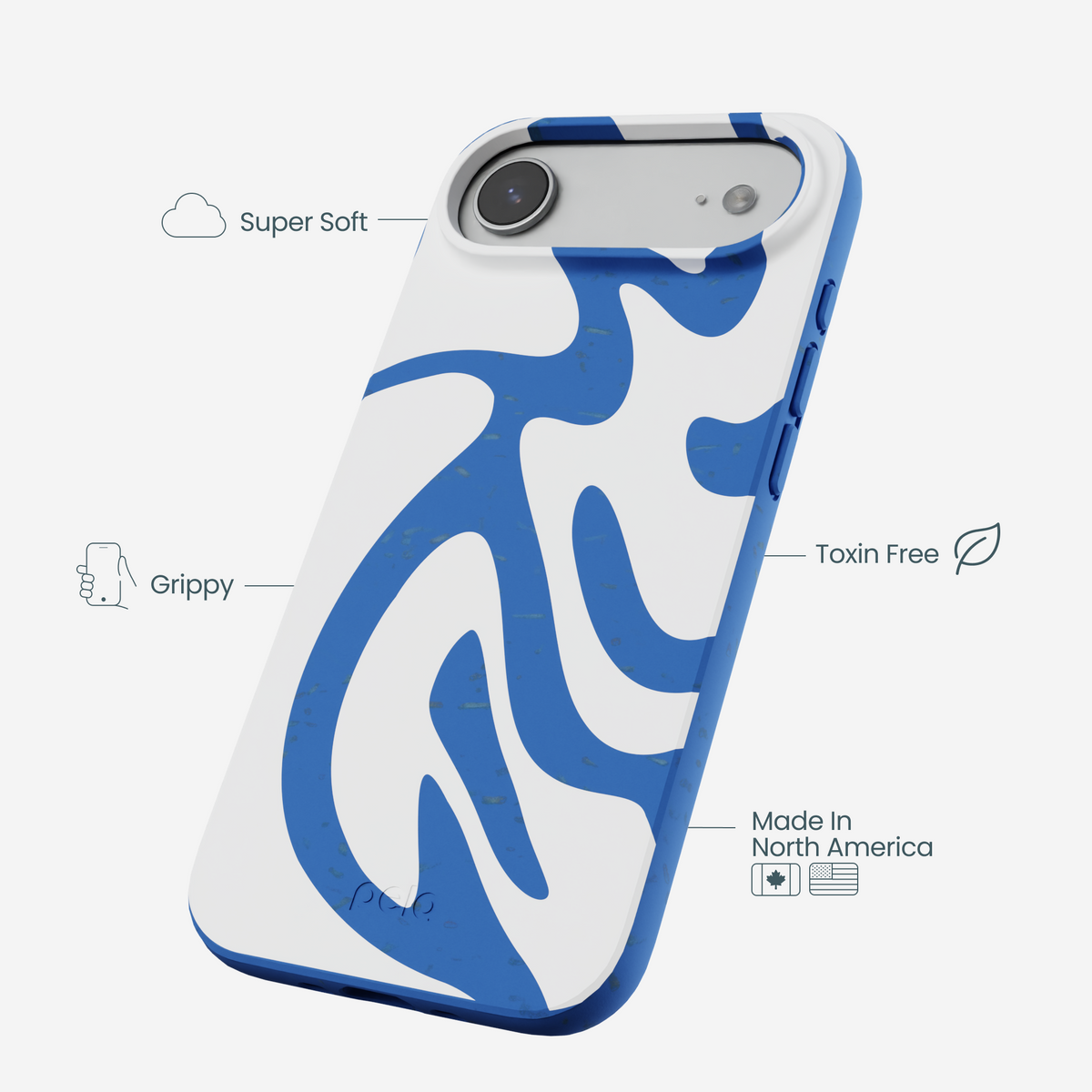 Electric Blue Blue Crush iPhone Air Case