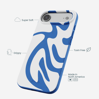 Electric Blue Blue Crush iPhone Air Case