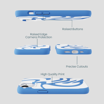 Electric Blue Blue Crush iPhone 16e/17e Case