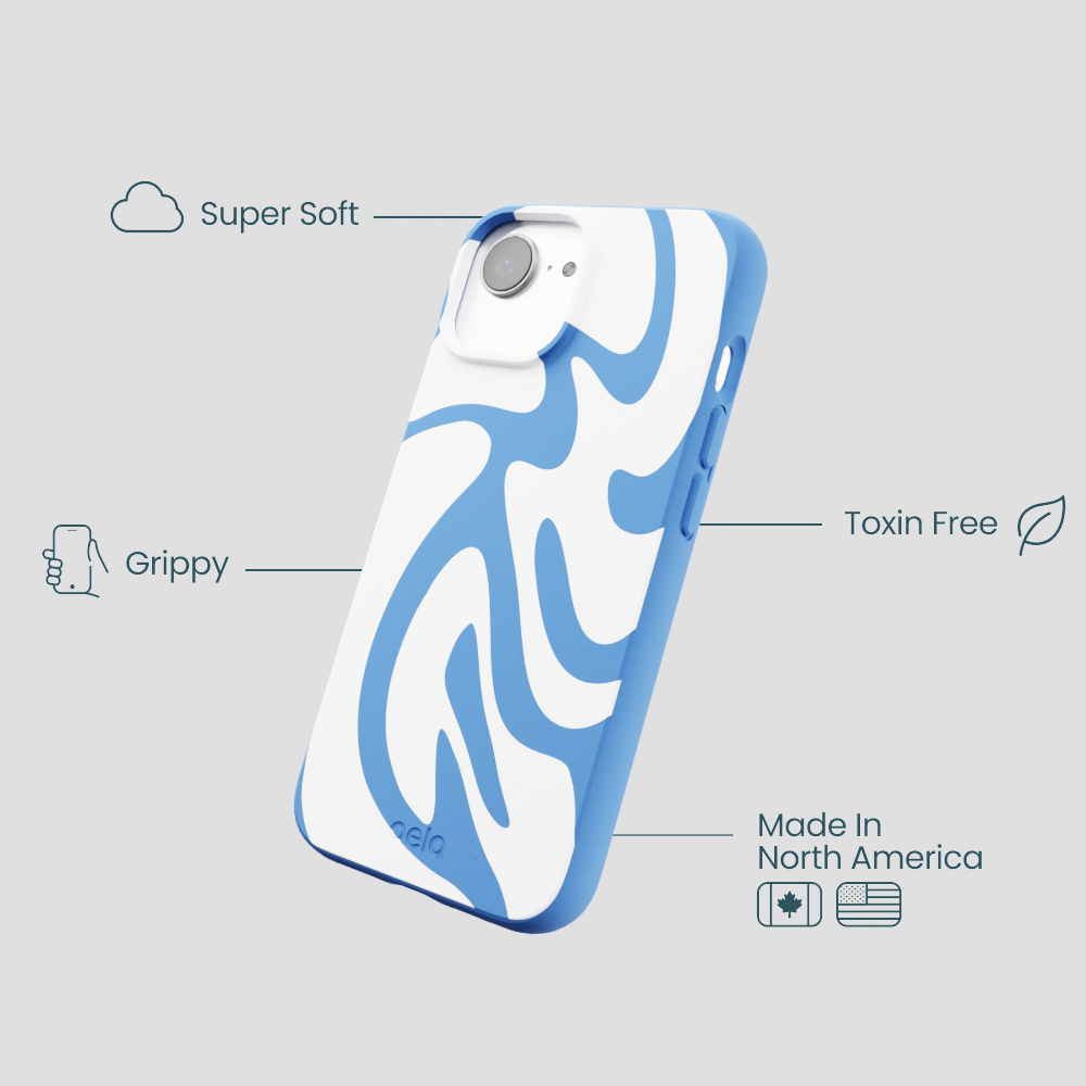 Electric Blue Blue Crush iPhone 16e/17e Case