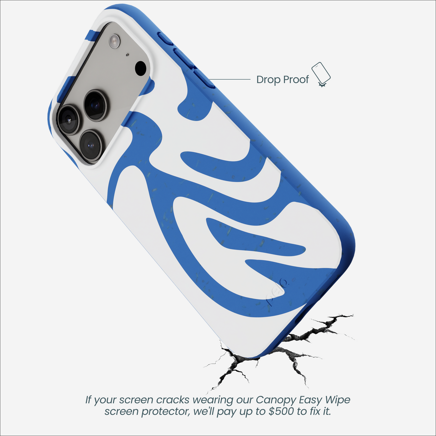 Electric Blue Blue Crush iPhone 17 Pro Max Case
