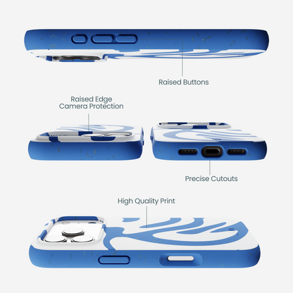 Electric Blue Blue Crush iPhone 17 Pro Case