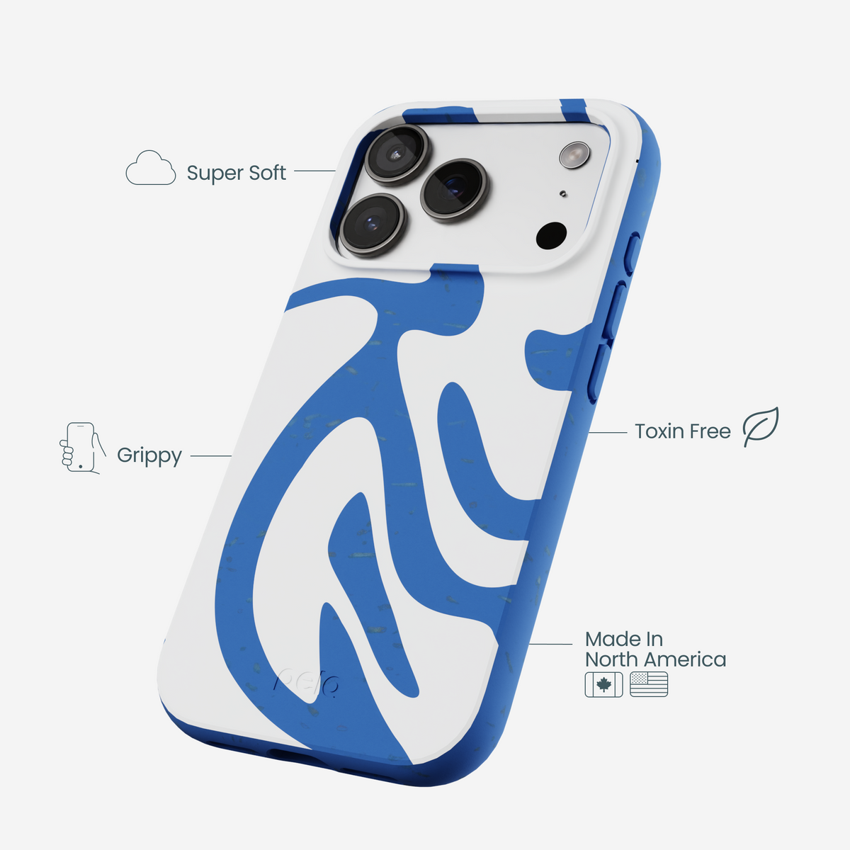 Electric Blue Blue Crush iPhone 17 Pro Case