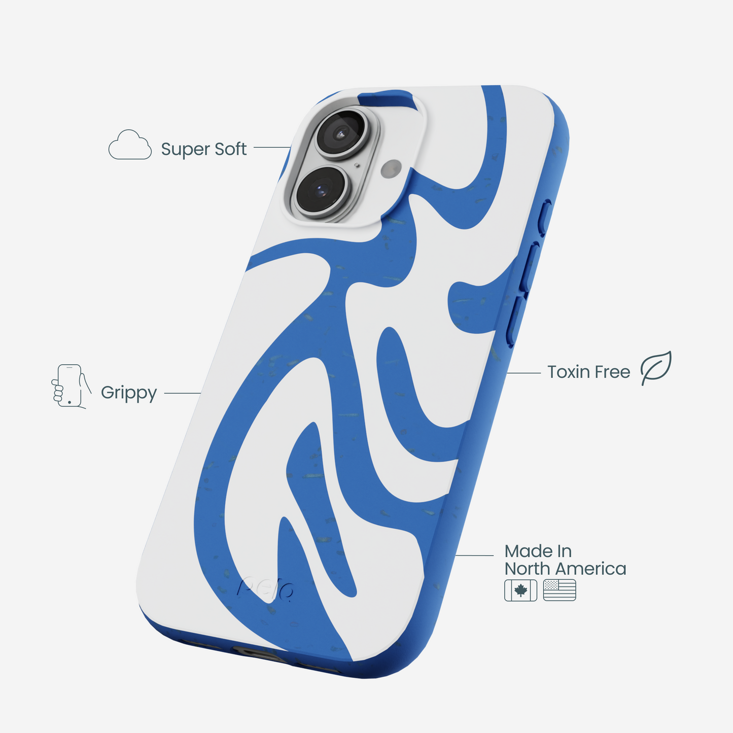 Electric Blue Blue Crush iPhone 17 Case