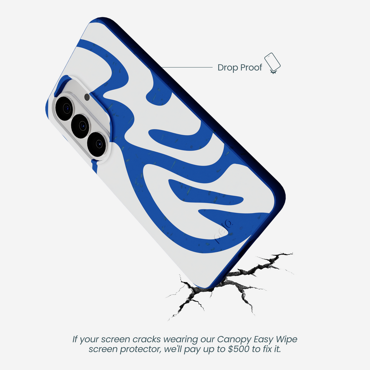 Electric Blue Blue Crush Samsung Galaxy S26 Case