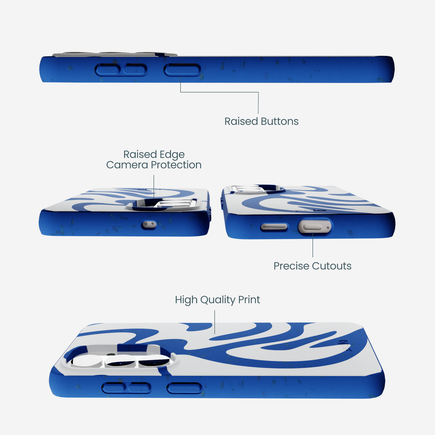 Electric Blue Blue Crush Samsung Galaxy S26 Case