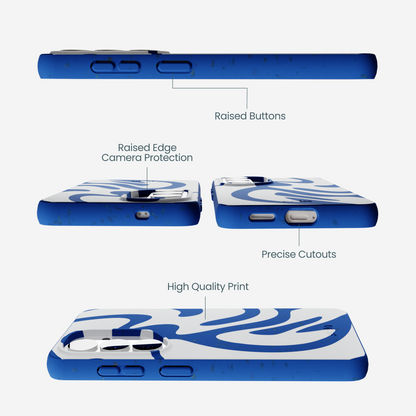 Electric Blue Blue Crush Samsung Galaxy S26 Case