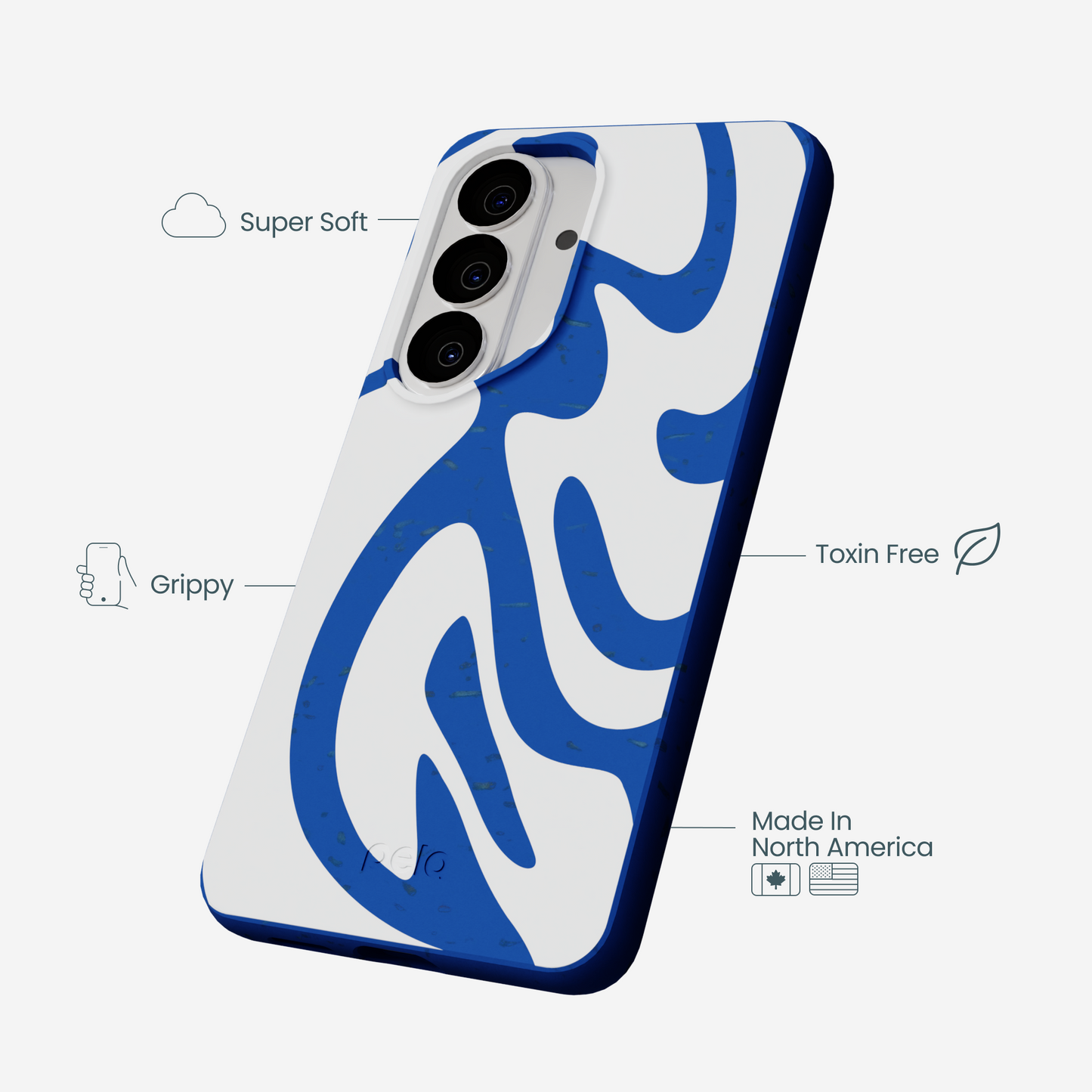 Electric Blue Blue Crush Samsung Galaxy S26 Case