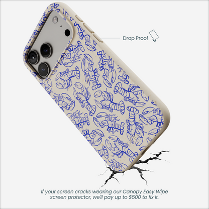 London Fog Blue Lobster iPhone 17 Pro Max Case