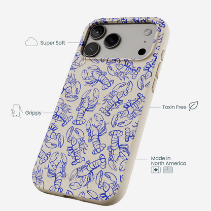 London Fog Blue Lobster iPhone 17 Pro Max Case
