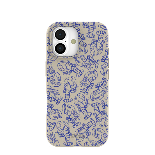 London Fog Blue Lobster iPhone 17 Case