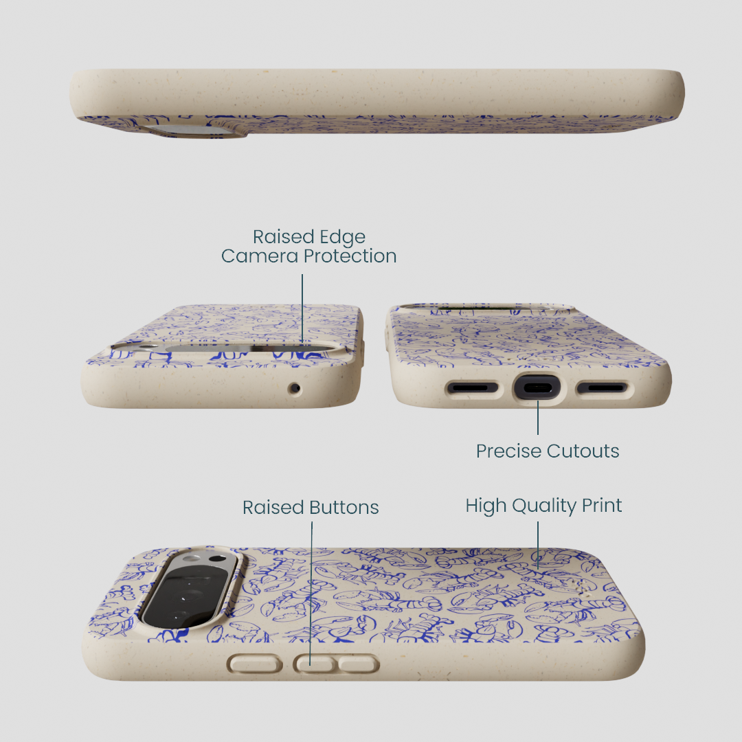 London Fog Blue Lobster Google Pixel 10 Pro XL Case