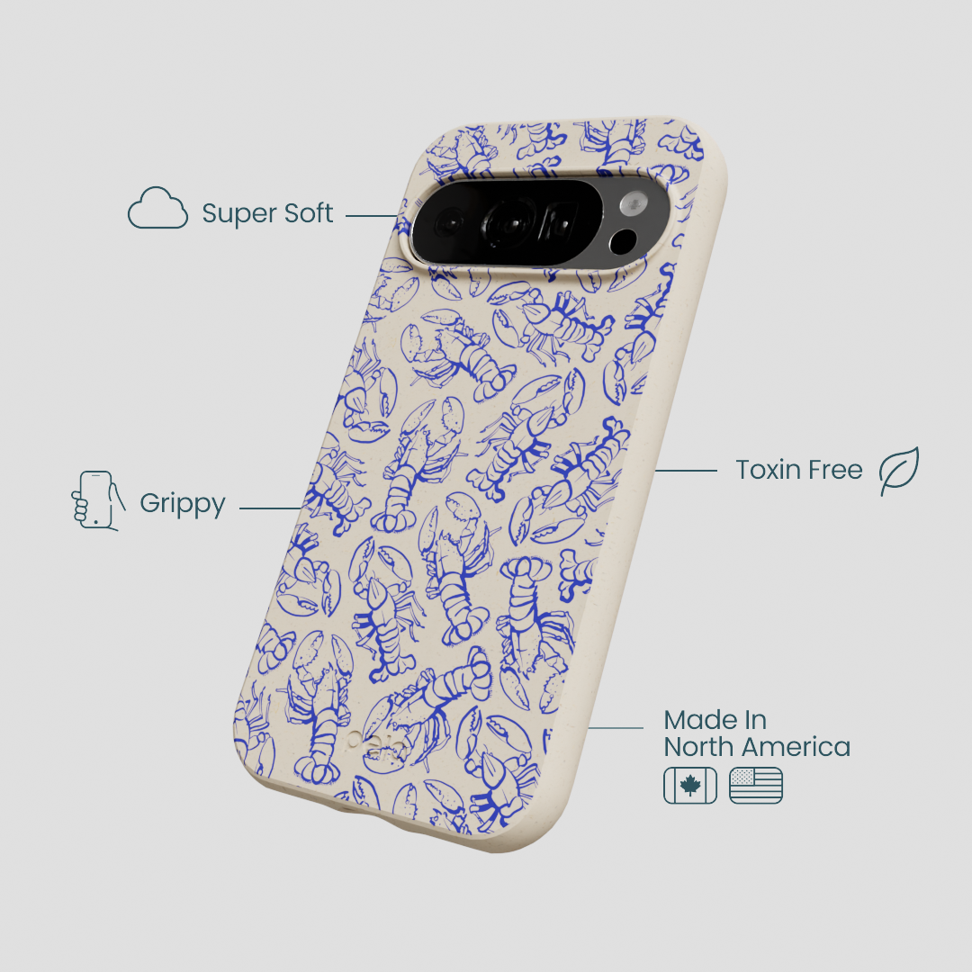 London Fog Blue Lobster Google Pixel 10/10 Pro Case