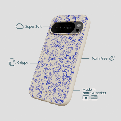 London Fog Blue Lobster Google Pixel 10/10 Pro Case