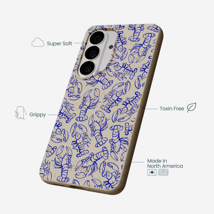London Fog Blue Lobster Samsung Galaxy S26 Case