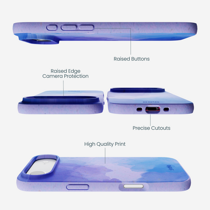 Lavender Blue Reflections iPhone Air Case