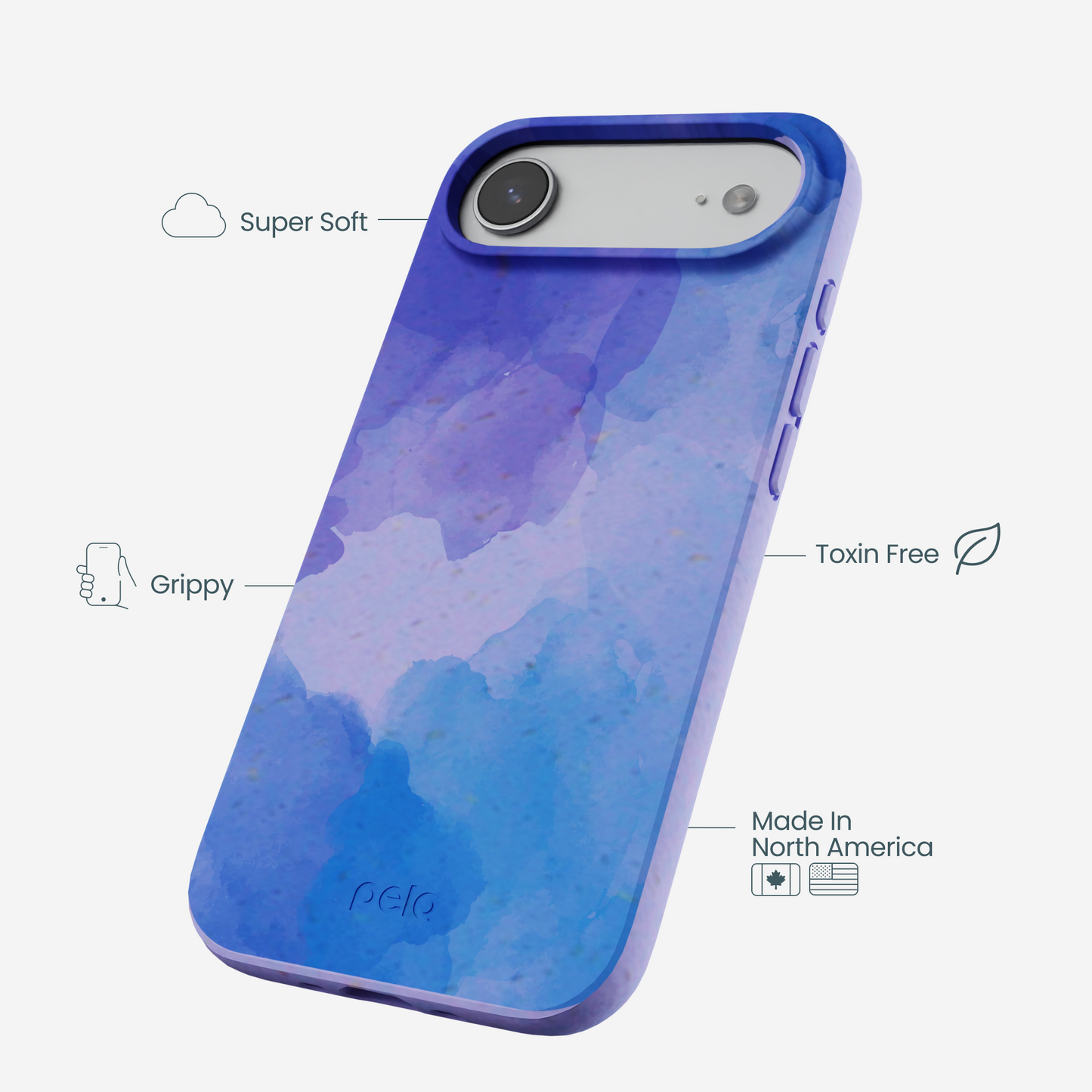Lavender Blue Reflections iPhone Air Case