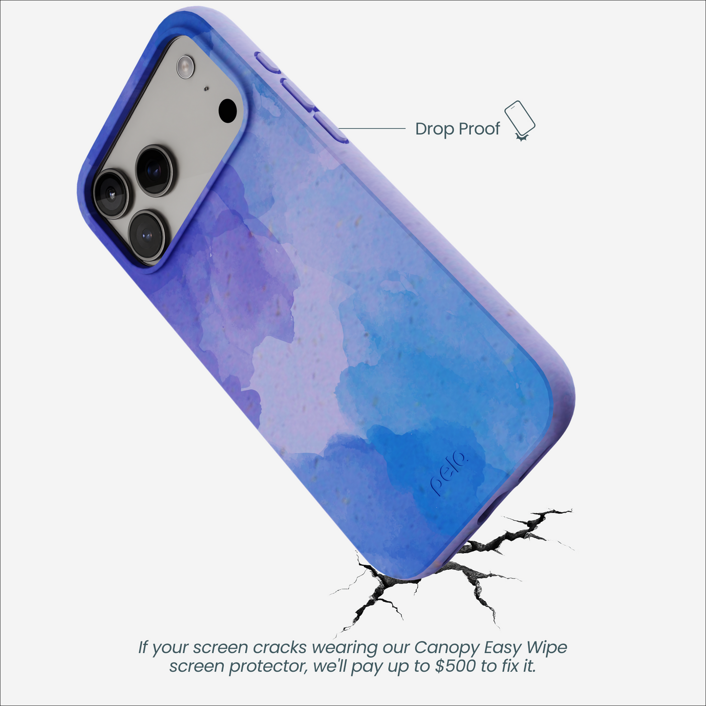 Lavender Blue Reflections iPhone 17 Pro Max Case
