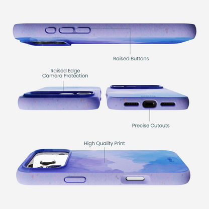 Lavender Blue Reflections iPhone 17 Pro Max Case