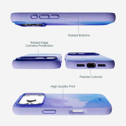 Lavender Blue Reflections iPhone 17 Pro Case