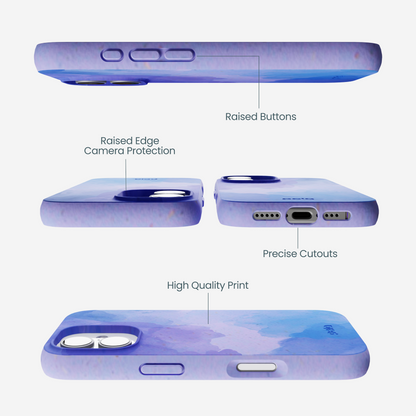 Lavender Blue Reflections iPhone 17 Case