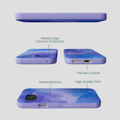 Lavender Blue Reflections Google Pixel 9a Case