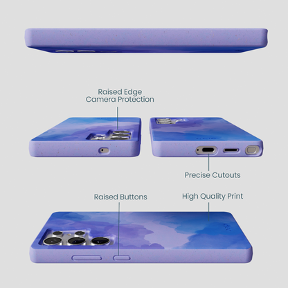 Lavender Blue Reflections Samsung Galaxy S25 Ultra Case