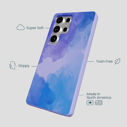 Lavender Blue Reflections Samsung Galaxy S25 Ultra Case