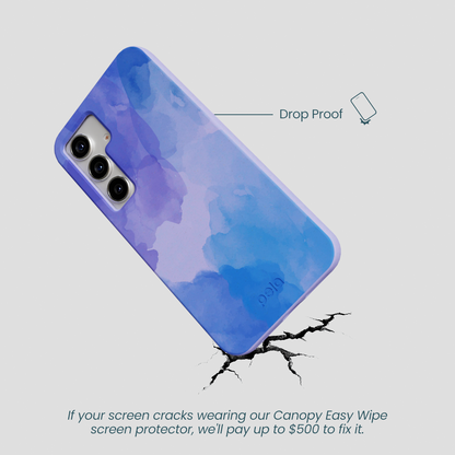 Lavender Blue Reflections Samsung Galaxy S25 Case