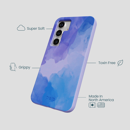 Lavender Blue Reflections Samsung Galaxy S25 Case