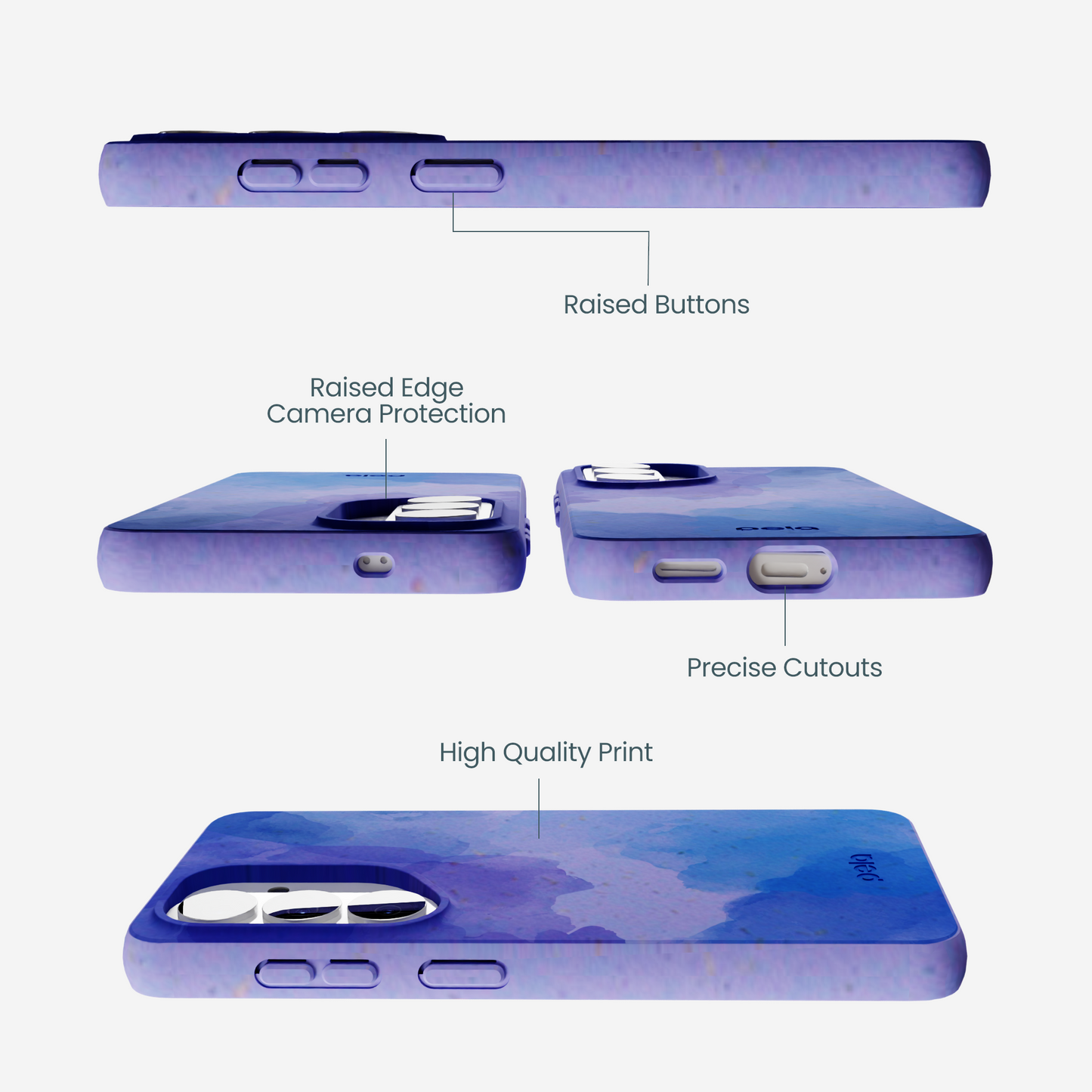Lavender Blue Reflections Samsung Galaxy S26 Case