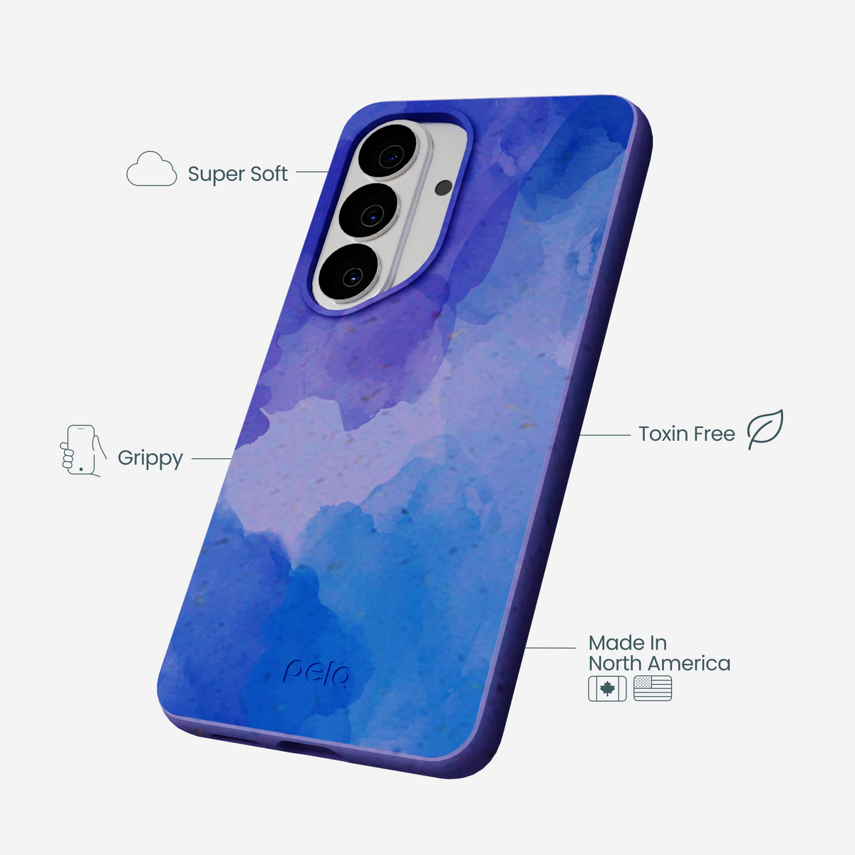 Lavender Blue Reflections Samsung Galaxy S26 Case
