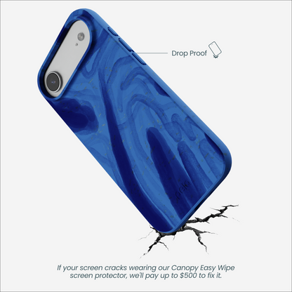 Electric Blue Blue Study iPhone Air Case