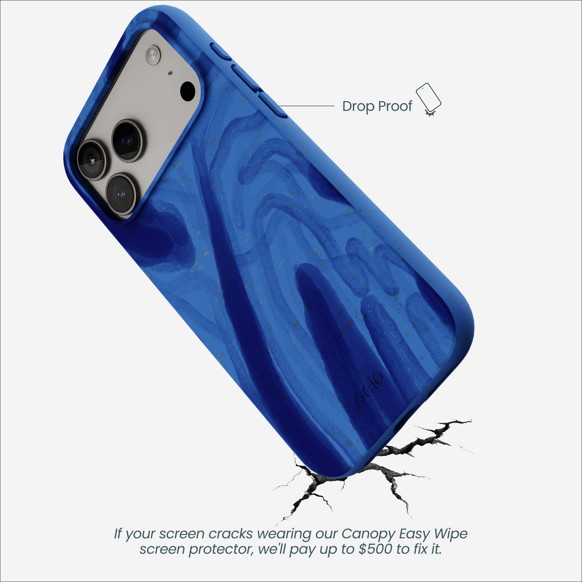 Electric Blue Blue Study iPhone 17 Pro Max Case
