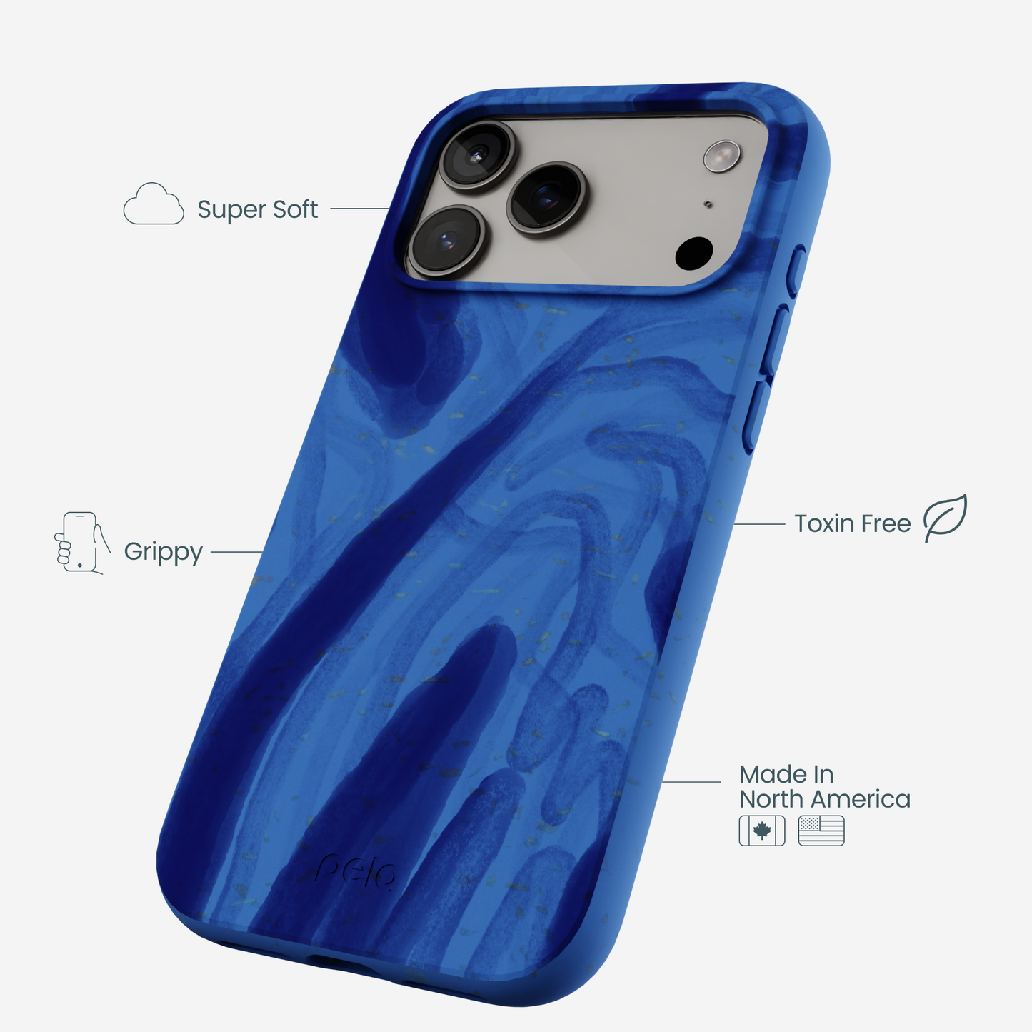 Electric Blue Blue Study iPhone 17 Pro Max Case