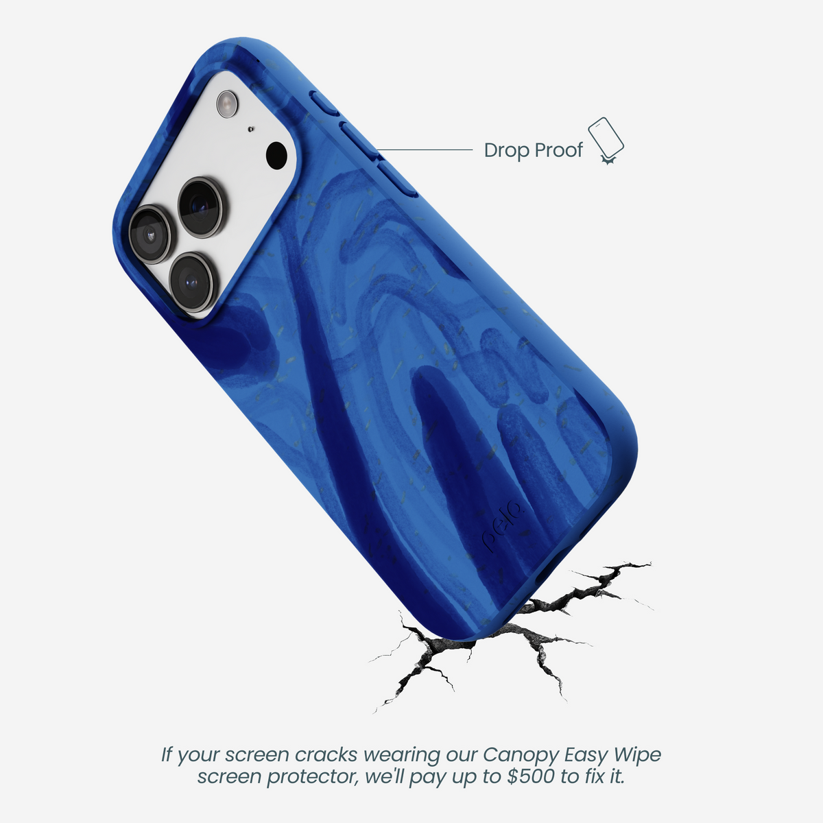 Electric Blue Blue Study iPhone 17 Pro Case