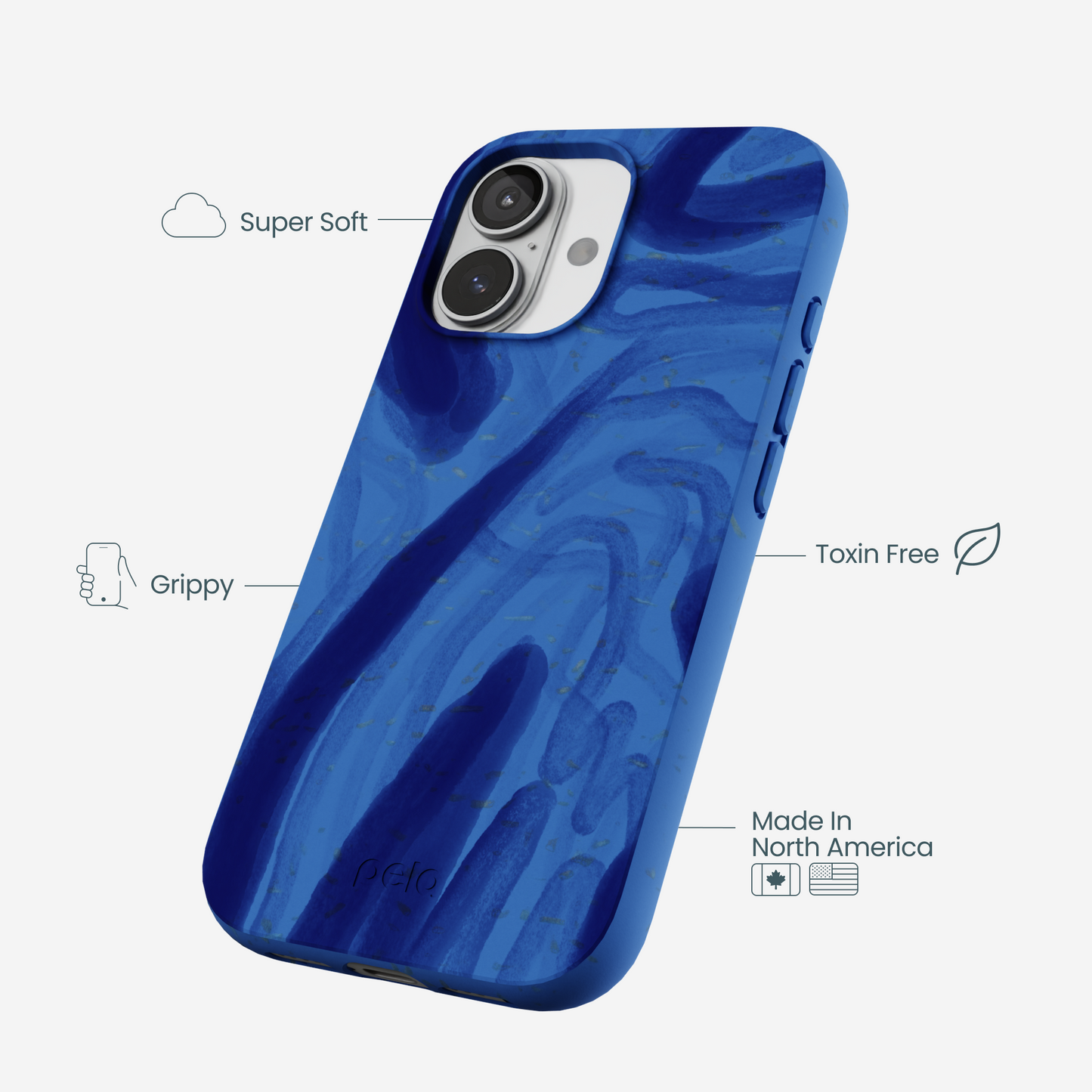 Electric Blue Blue Study iPhone 17 Case