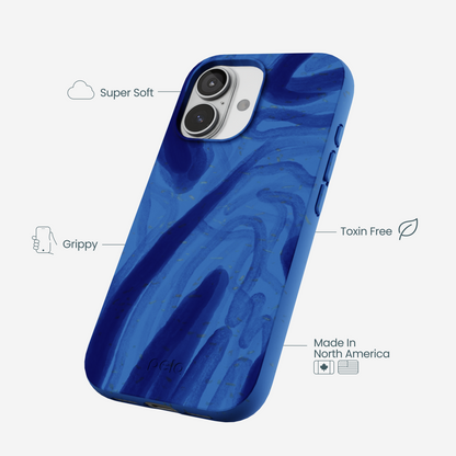 Electric Blue Blue Study iPhone 17 Case