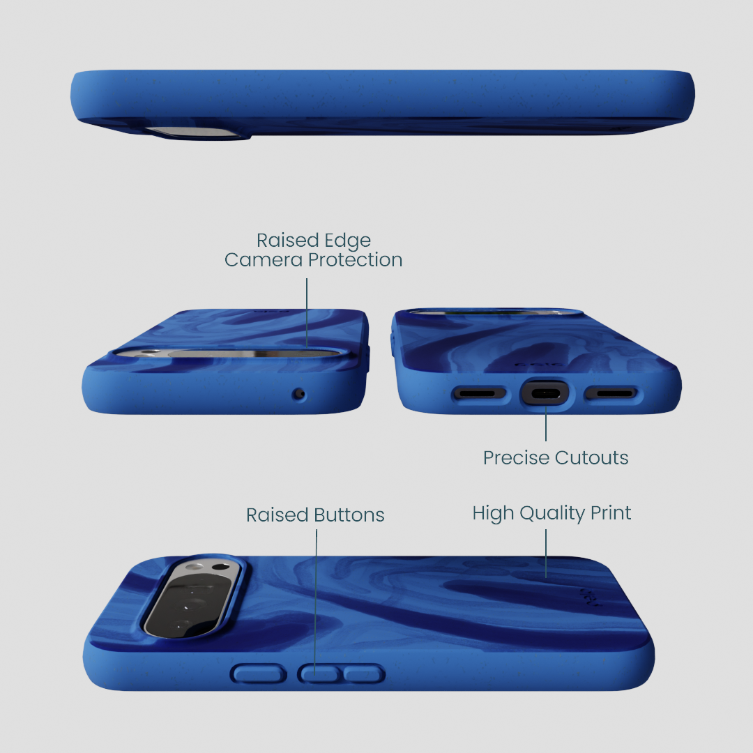 Electric Blue Blue Study Google Pixel 10 Pro XL Case