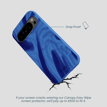 Electric Blue Blue Study Google Pixel 10/10 Pro Case