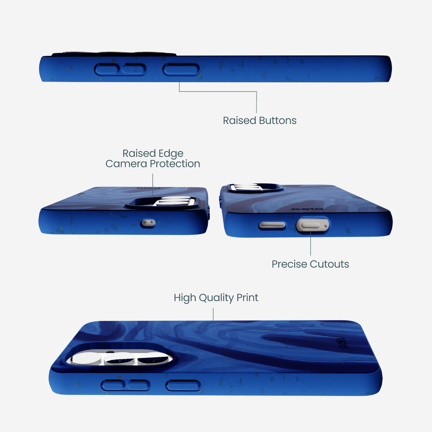 Electric Blue Blue Study Samsung Galaxy S26 Case