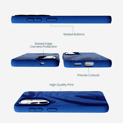 Electric Blue Blue Study Samsung Galaxy S26 Case