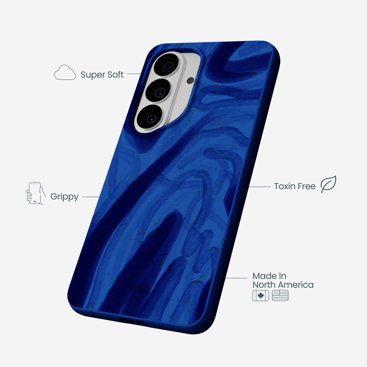 Electric Blue Blue Study Samsung Galaxy S26 Case