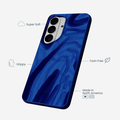 Electric Blue Blue Study Samsung Galaxy S26 Case