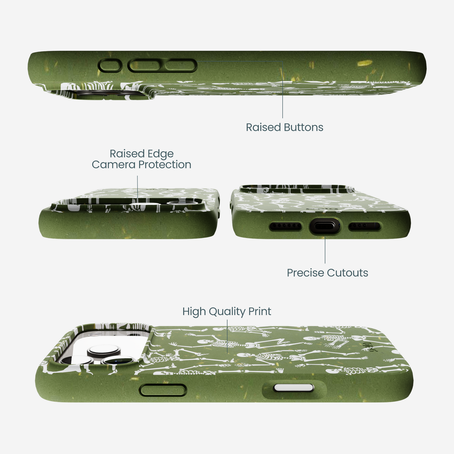 Forest Floor Boogie Bones iPhone 17 Pro Max Case