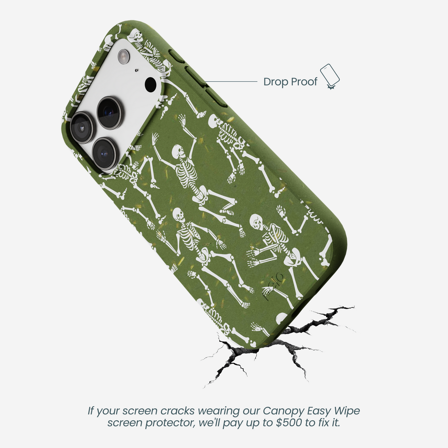 Forest Floor Boogie Bones iPhone 17 Pro Case