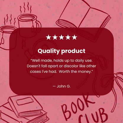 Bubblegum Pink Book Club Google Pixel 10 Pro XL Case