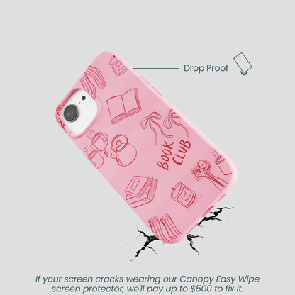 Bubblegum Pink Book Club iPhone 16e/17e Case