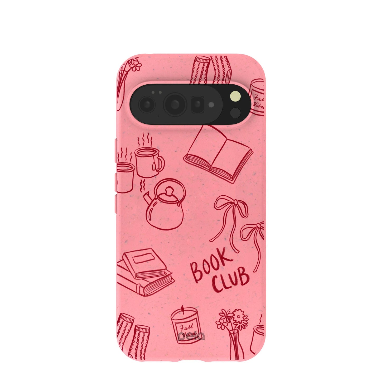 Bubblegum Pink Book Club Google Pixel 10 Pro XL Case